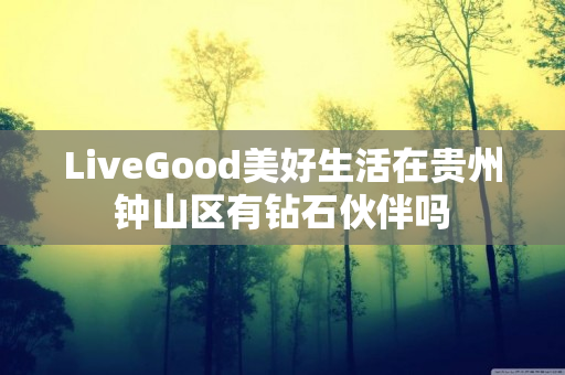 LiveGood美好生活在贵州钟山区有钻石伙伴吗