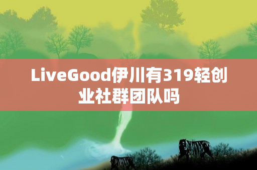 LiveGood伊川有319轻创业社群团队吗